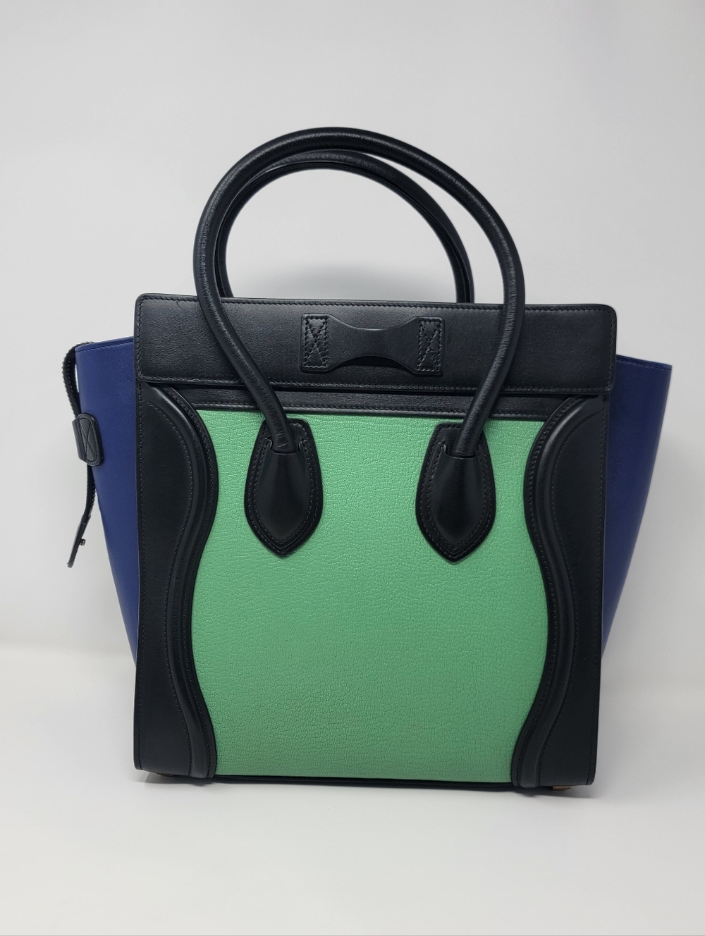 CELINE Micro Luggage Satchel Leather Calfskin Bag - Picture 3 of 13